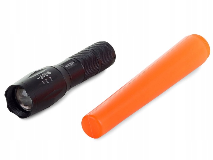 LATARKA TAKTYCZNA BAILONG ZOOM LED CREE XM-L3-U3 WOJSKOWA MOCNA AKUMULATOR