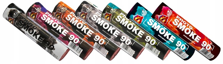 Pomarańczowa świeca dymna PHOTO SMOKE CLE7038O 90sek SRpyro 4 sztuki