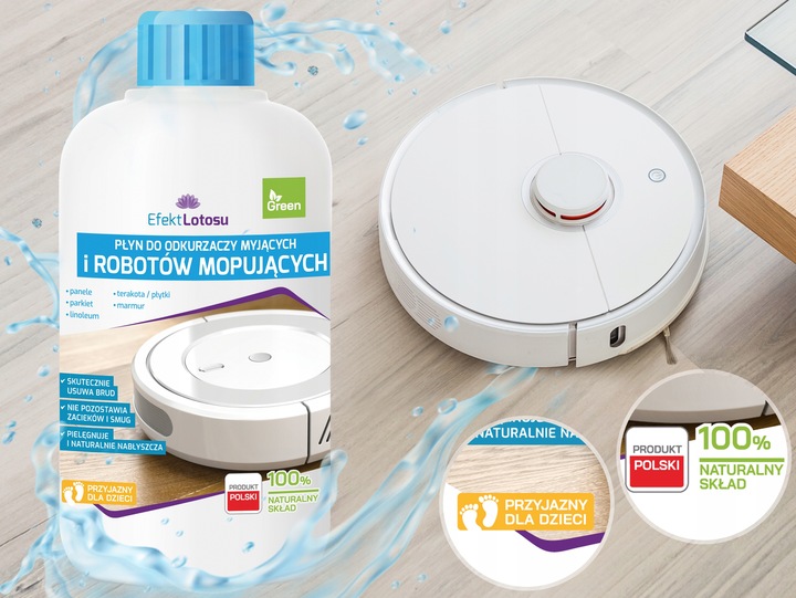 PŁYN DO ROBOTÓW MOPUJĄCYCH SPRZĄTAJĄCYCH MOPÓW BIONICZNYCH 2x 500ml