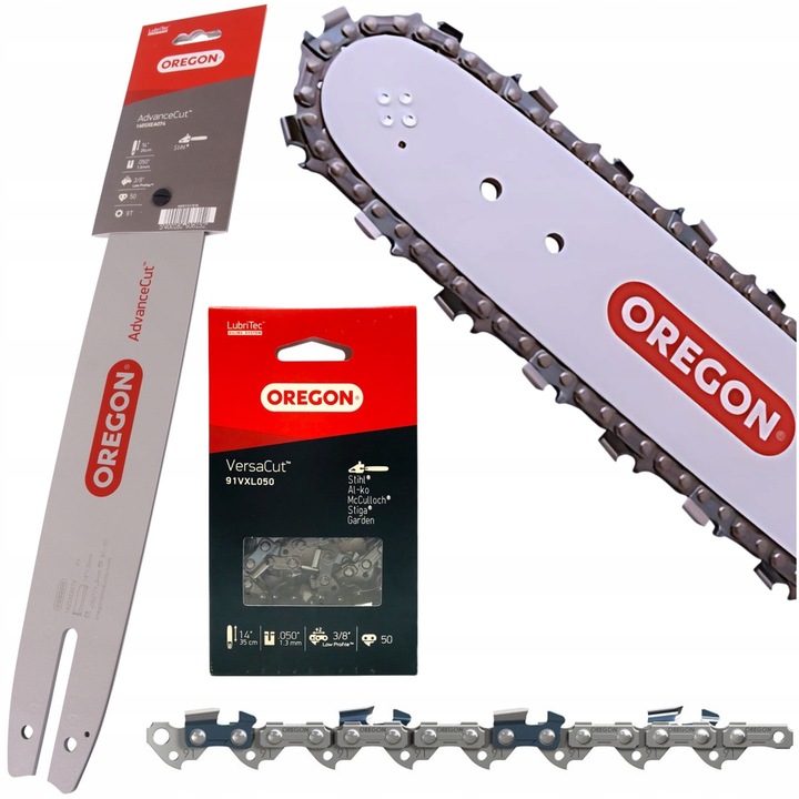 PROWADNICA DO STIHL MS230 MS250 MS170 MS180 | 14" 35CM 3/8" ŁAŃCUCH