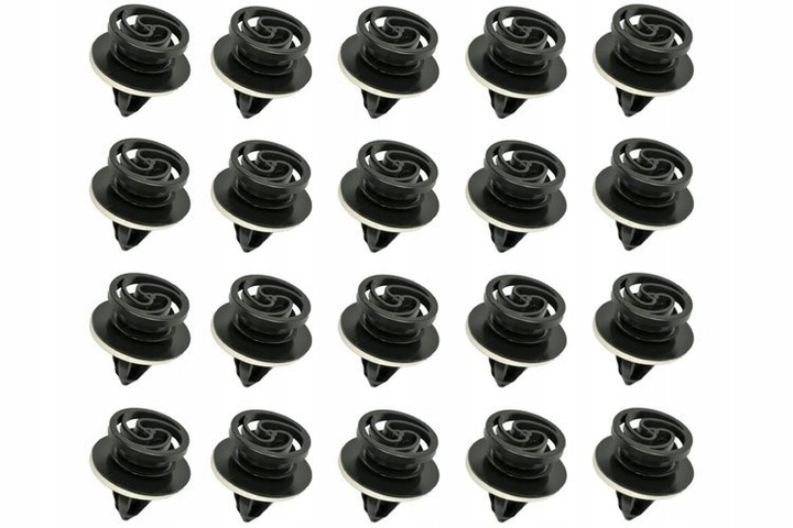 20x SPINKI KOŁKI TAPICERKI BOCZKÓW DRZWI DO AUDI A3 8P A4 B6 B7 SEAT EXEO