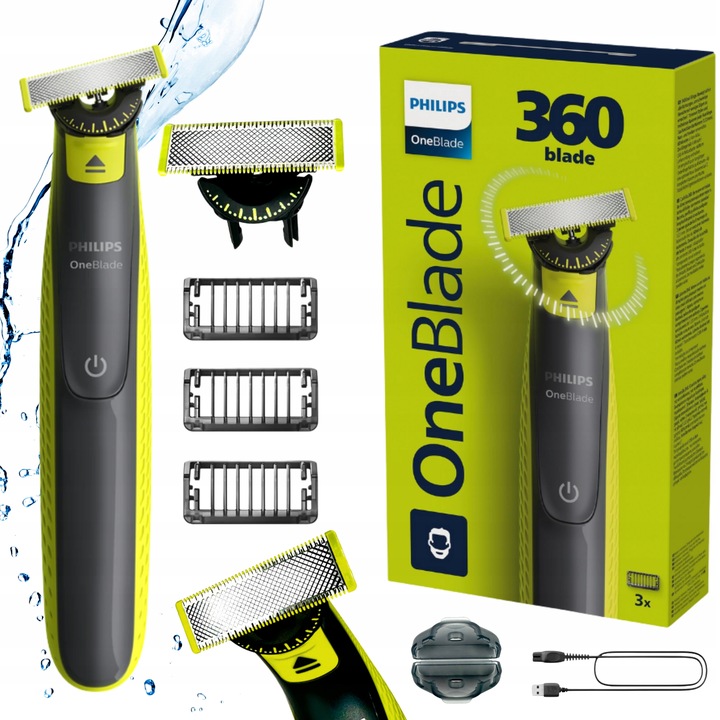 GOLARKA PHILIPS ONE BLADE DO ZAROSTU DWUSTRONNA TRYMER DO GOLENIA