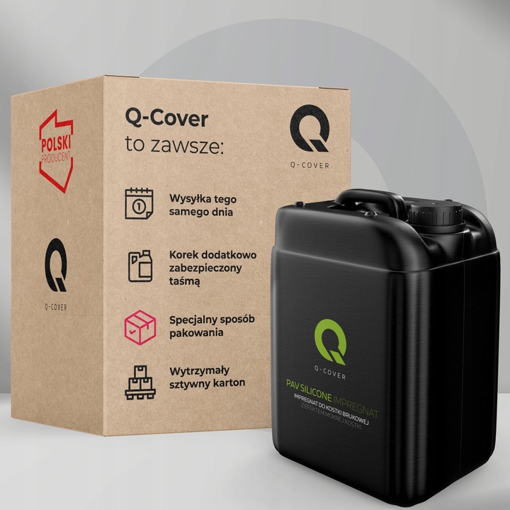 IMPREGNAT DO CEGŁY KOSTKI BRUKOWEJ Z EFEKTEM MOKREJ HYDROFOBOWY WET 10L