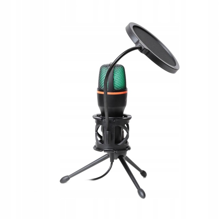 Mikrofon Do Komputera PC POJEMNOŚCIOWY USB LED RGB