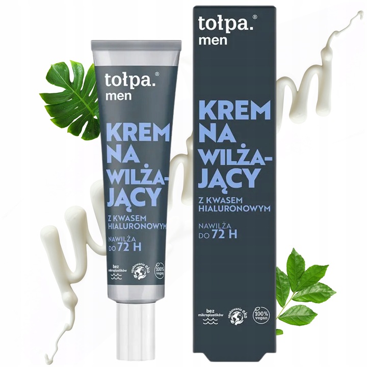 Krem Nawilżający dla Mężczyzn z Kwasem Hialuronowym Łagodzący 40 ml Tołpa