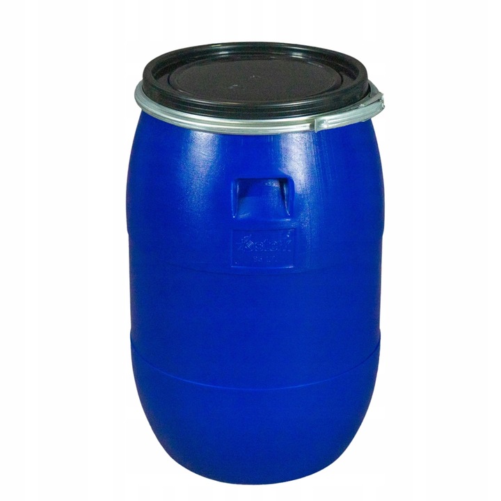 BECZKA PLASTIKOWA 85 L DO KISZENIA KAPUSTY NA WODĘ DESZCZÓWKĘ Z OBEJMĄ NOWA