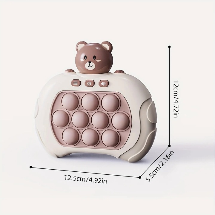 GRA POP IT POPIT MIS GAME ELEKTRYCZNA ZRĘCZNOŚCIOWA XL + GRATIS 3 BATERIE