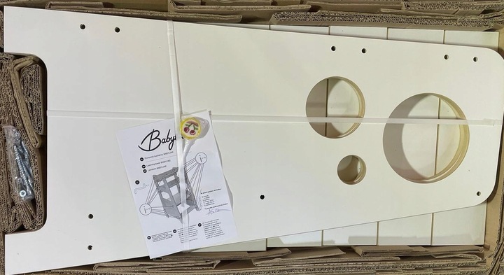 Kitchen Helper/Pomocnik kuchenny biały MDF BKM+