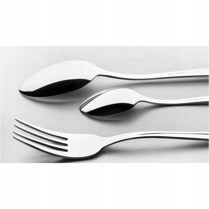 GERLACH KOMPLET ZESTAW SZTUĆCÓW SZTUĆCE PUDEŁKO POŁYSK MANGO 12 OSÓB