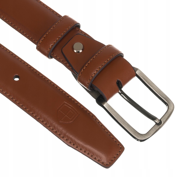 PETERSON modny pasek męski klasyczny skóra naturalna prezent dla niego