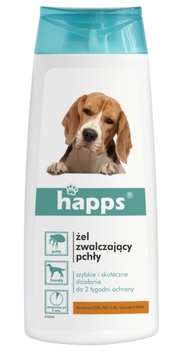 ZESTAW NA PCHŁY DLA MAŁYCH PSÓW OBROŻA ŻEL + SPRAY