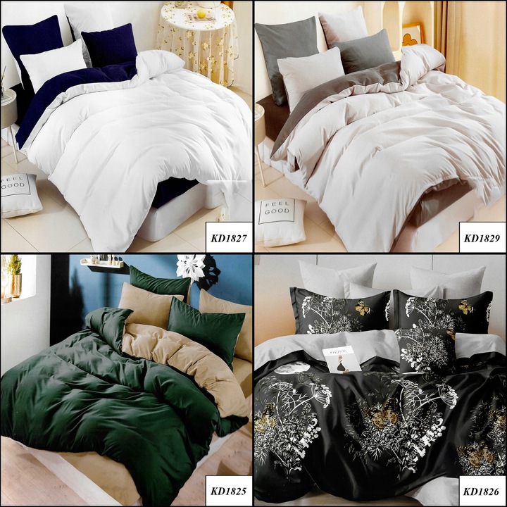 DWUSTRONNA POŚCIEL 100% BAWEŁNA 180X200 + 2 POSZEWKI 70x80 JESIENNA