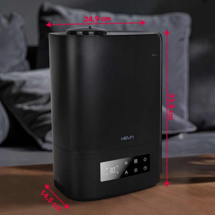 Nawilżacz powietrza WYDAJNY HIGROSTAT AROMATERAPIA DUŻY XL 5l dysza