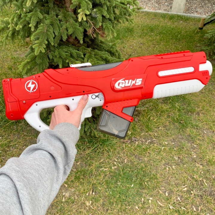 ELEKTRYCZNY DUŻY PISTOLET NA WODĘ MIOTACZ AUTOMATYCZNY WYRZUTNIA WODNA