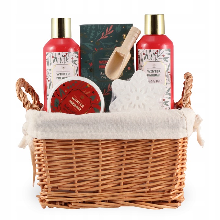 Aurora zestaw kosmetyków w koszu wiklinowym na prezent Grant 5 el żel krem