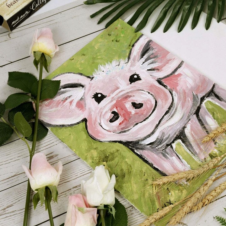 12szt PODOBRAZIA PŁÓTNO MALOWANIA PODOBRAZIE MALARSKIE BAWEŁNIANE 30x40cm