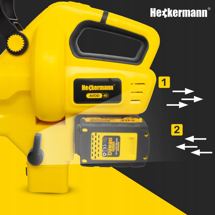 DMUCHAWA DO LIŚCI ODKURZACZ Z ROZDRABNIACZEM ELEKTRYCZNA AKUMULATOROWA