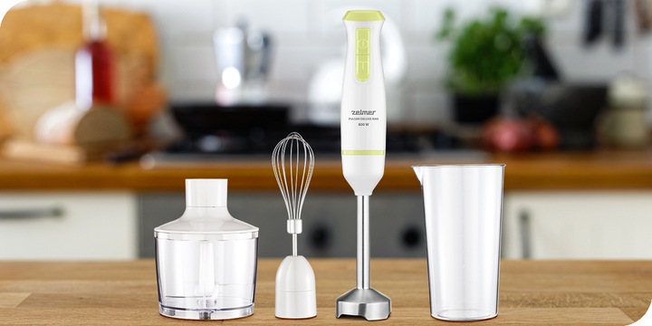 BLENDER RĘCZNY ZELMER ZHB4562L Pulsar Deluxe Max 800W Akcesoria