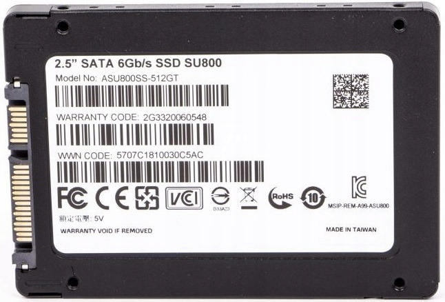 Dysk SSD ADATA Ultimate SU800 1TB 2,5" SATA III