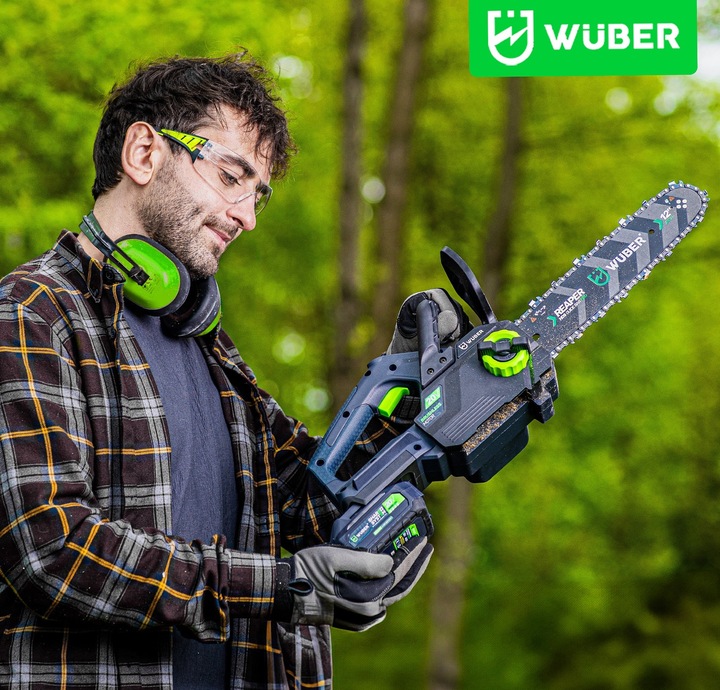 AKUMULATOROWA PILARKA PIŁA ŁAŃCUCHOWA GAŁĘZIÓWKA DO DREWNA 2X AKU