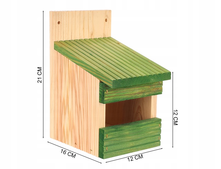 Budka lęgowa dla ptaków sikorek kosa karmnik domek MIX - 4szt