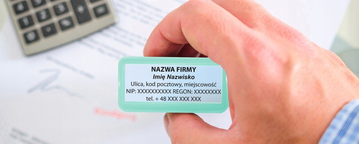 COLOP C30 Pieczątka do 6 wersów FIRMOWA LEKARSKA IMIENNA BIUROWA - kolory