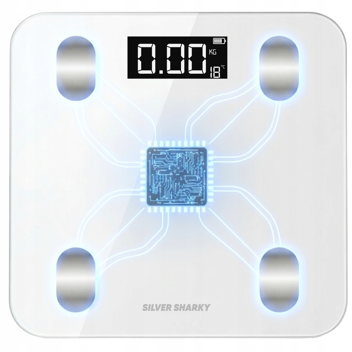 WAGA ŁAZIENKOWA ANALITYCZNA ELEKTRONICZNA SMART+ APLIKACJA PO POLSKU