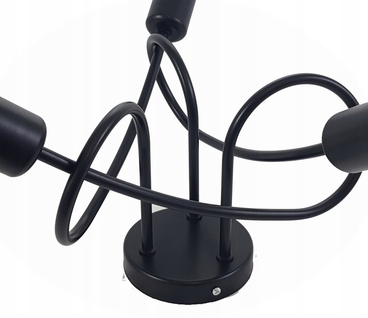 Lampa SUFITOWA żyrandol WISZĄCA LOFT drut BRYLANT