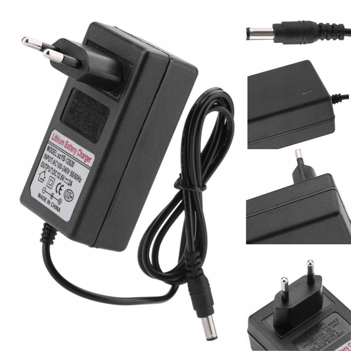 ŁADOWARKA ZAMIENNA DO ZASILACZA DC12,6V 2A