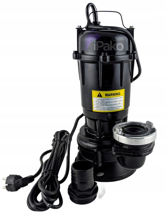 MOCNA POMPA DO WODY BRUDNEJ SZAMBA Z ROZDRABNIACZEM FASTFIX NA W