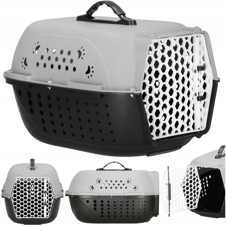 DUŻY TRANSPORTER dla psa kota królika zwierząt KOJEC KLATKA przenośna BOX