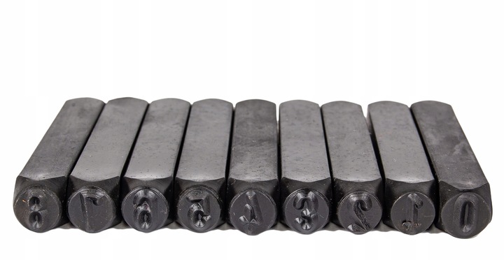 ZNACZNIKI NUMERATORY 36 NUMERATOR LITERY CYFRY 8mm