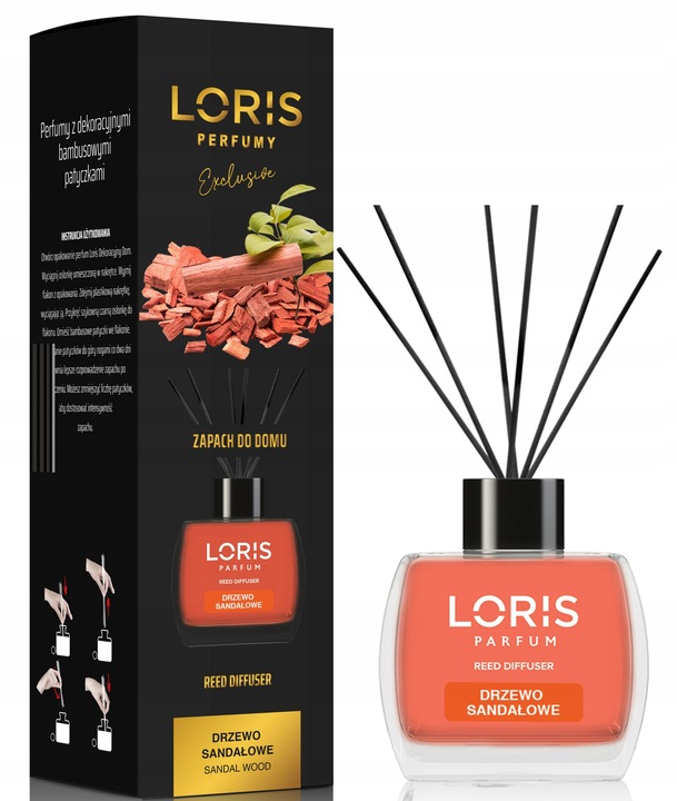 Zapach do domu dyfuzor Loris drzewo sandałowe