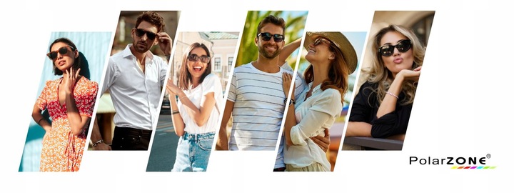 OKULARY PolarZONE MARKOWE DAMSKIE POLARYZACYJNE PRZECIWSŁONECZNE ETUI FILTR
