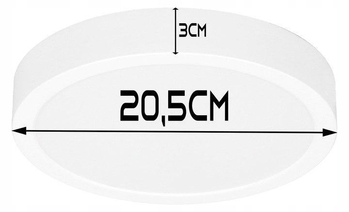 PANEL LED NATYNKOWY PLAFON SUFITOWY OKRĄGŁY 24W