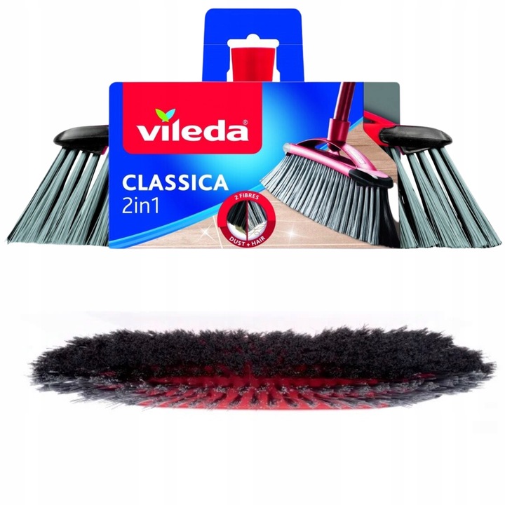 SZCZOTKA DO ZAMIATANIA CLASSICA 2 w 1 UNIWERSALNA miotła bez kija
