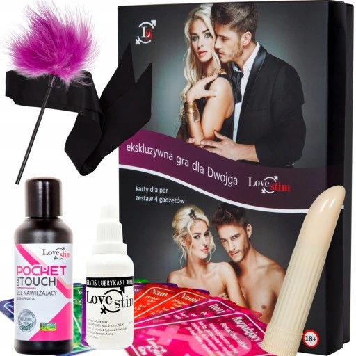 LOVESTIM NOWOCZESNA EKSKLUZYWNA GRA Z GADŻETAMI DL