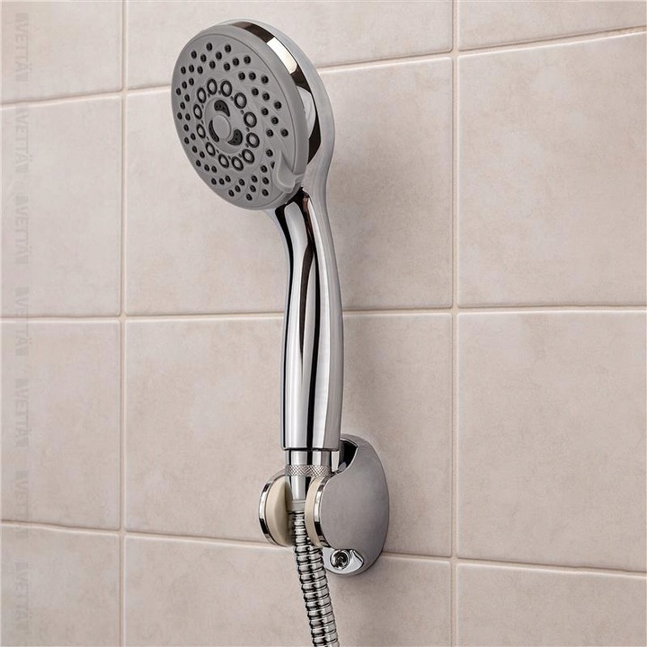 ZESTAW PRYSZNICOWY słuchawka wąż uchwyt 5 TRYBÓW pod prysznic MOC