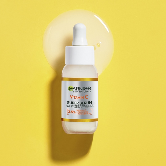 Garnier Serum Do Twarzy Z Witaminą C Zestaw: Dzień, Noc i Z Kwasami AHA BHA