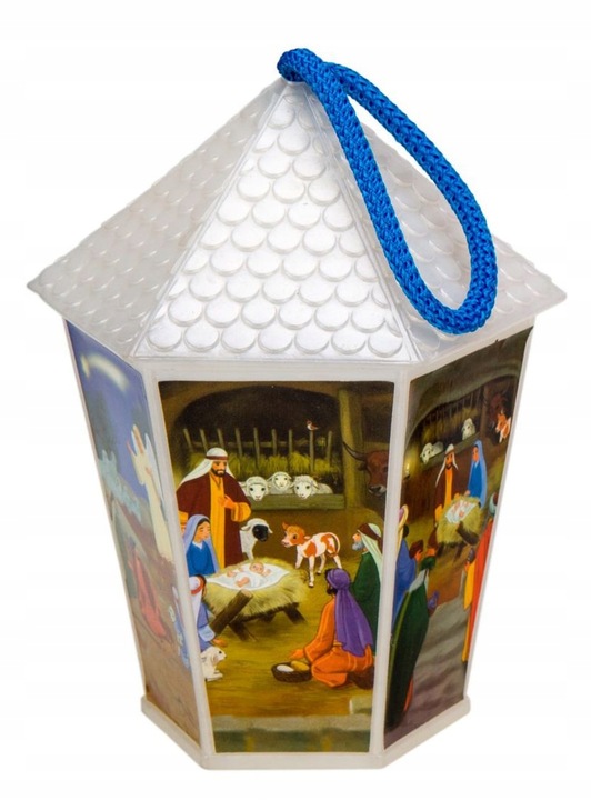 Lampion adwentowy - roraty - led - plastikowy
