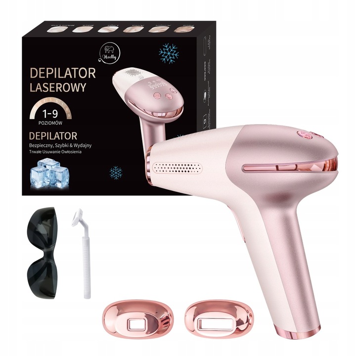 DEPILATOR IPL DO WŁOSÓW CIAŁA LASEROWY BIKINI NÓG DEPILACJA BEZBOLESNY