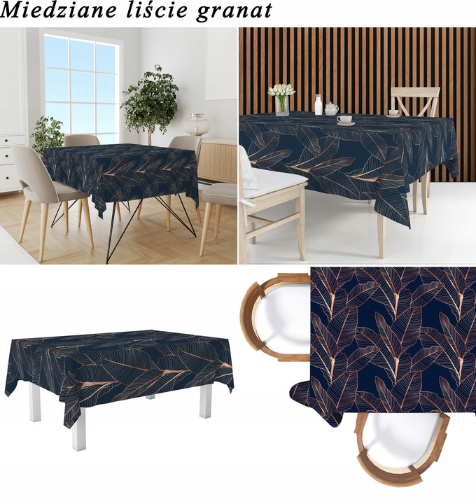 OBRUS PLAMOODPORNY 120X160 WZORY