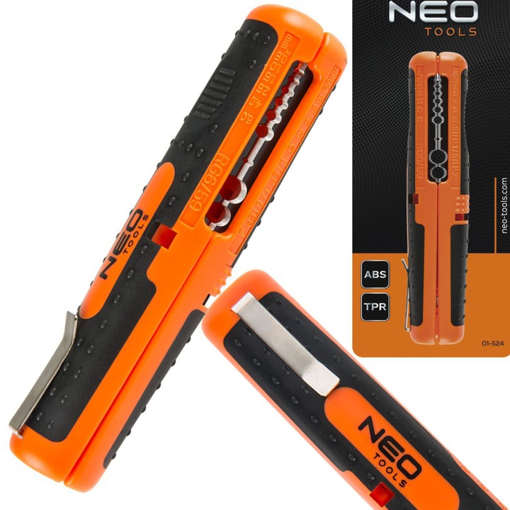 NEO AUTOMATYCZNY CZOŁOWY ŚCIĄGACZ IZOLACJI 180 MM 0.5 - 6 MM 8 - 13 MM