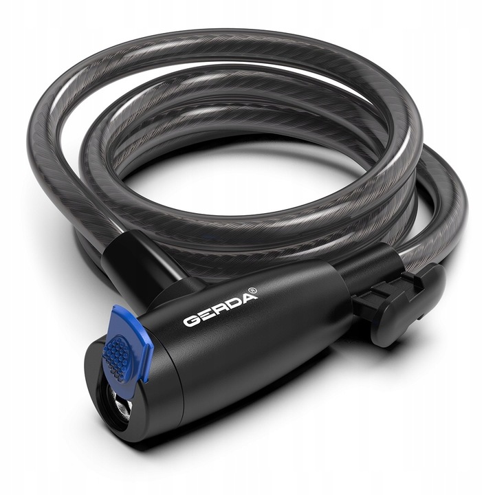 Zapięcie rowerowe GERDA FLEX 1500/12T Czarny