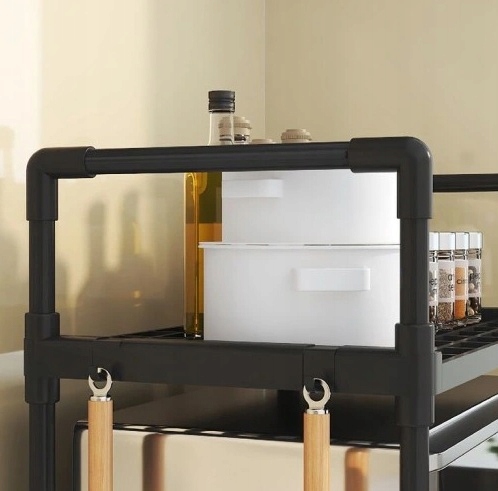 ORGANIZER KUCHENNY NAD MIKROFALÓWKĘ OPIEKACZ PÓŁKA REGAŁ PRZYPRAWY