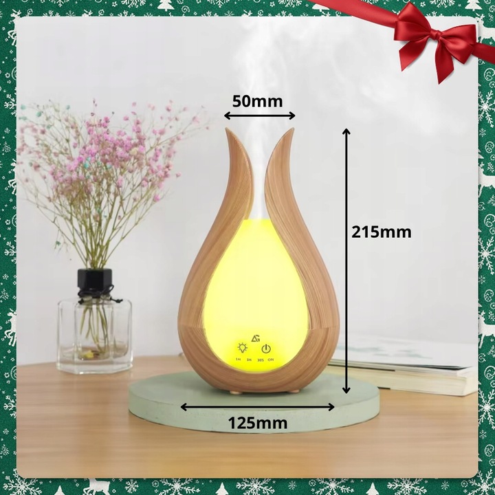 NAWILŻACZ POWIETRZA DYFUZOR ZAPACHOWY AROMATERAPIA LAMPKA NOCNA DLA