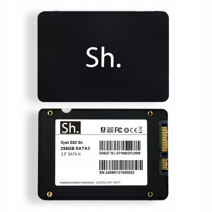 Dysk SSD Sh. 256GB SATA3 2,5" SATA III
