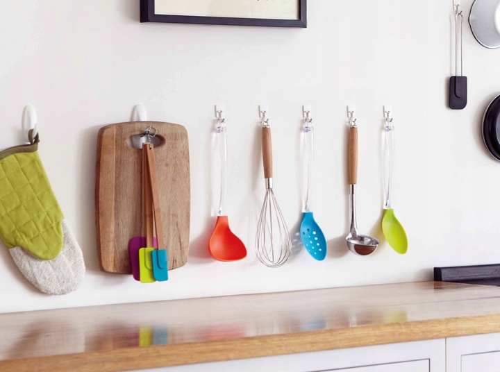 Haczyki Samoprzylepne COMMAND Przezroczyste bez wiercenia zestaw 18