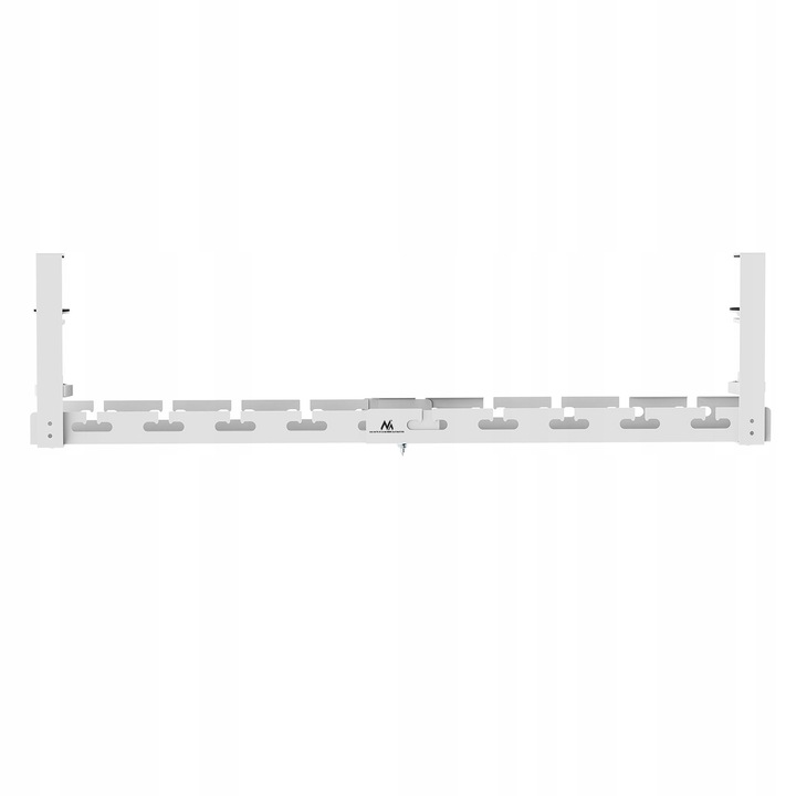 Organizer pod biurko blat na kable listwę rozsuwany biały regulowany