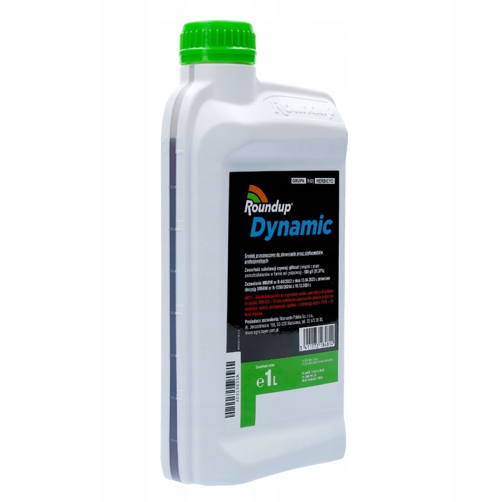 ROUNDUP DYNAMIC 1L OPRYSK NA CHWASTY RANDAP MOCNIEJSZA FORMUŁA